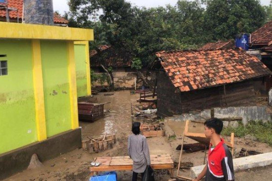 Banjir di Ujungjaya Sumedang, Merendam 220 Rumah Dari 6 Desa
