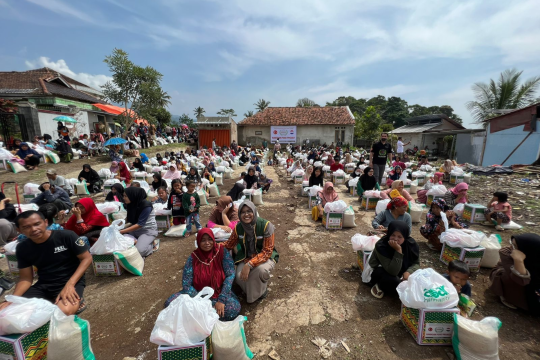 Awal Ramadhan, Ribuan Bantuan Untuk Korban Gempa Cianjur Disalurkan