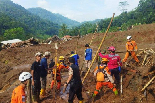 Begini Potret Kampung Cigintung Desa Cibenda Pasca di Timbun Tanah Longsor