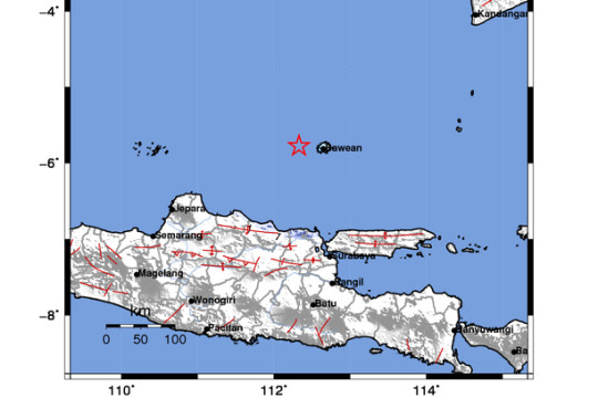 Innalillahi! Gempa M 4,6 Guncang Laut Tuban Awal Mei 2024