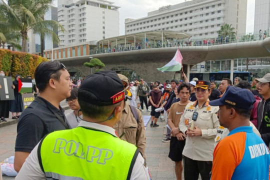 Satpol PP DKI Jakarta Ditengarai Ada Upaya Pembubaran Massa Aksi Palestina Saat CFD
