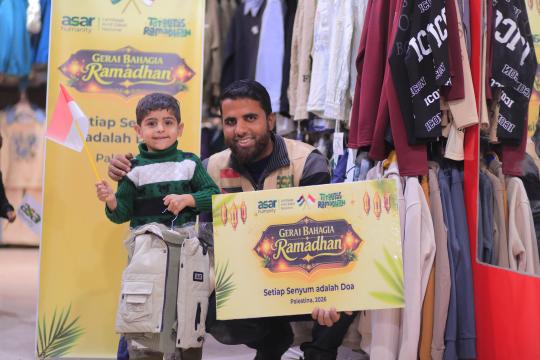 Bagian dari Totalitas Ramadhan, ASAR Humanity Hadirkan Gerai Bahagia Ramadhan untuk 100 Anak di Pengungsian Gaza
