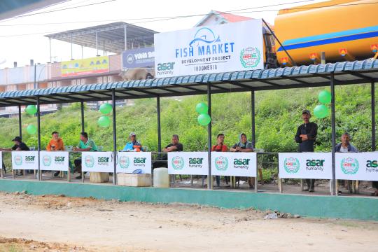 ASAR Humanity dan IHHNL Bangun Pasar Ikan Baru untuk Warga Aceh Utara