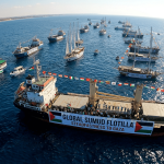 Kapal Global Sumud Flotilla Dicegat Israel, 11 Armada Hilang Kontak di Laut Mediterania