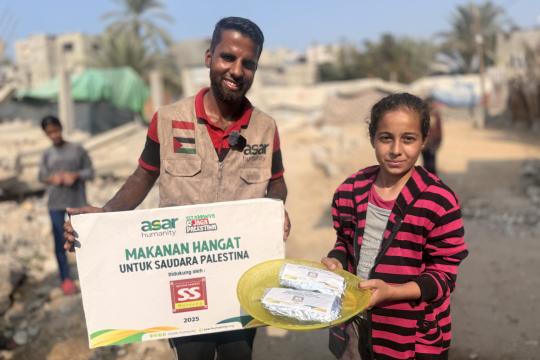 ASAR Humanity dan Waroeng SS Salurkan Bantuan Dapur Umum untuk Warga Gaza Palestina