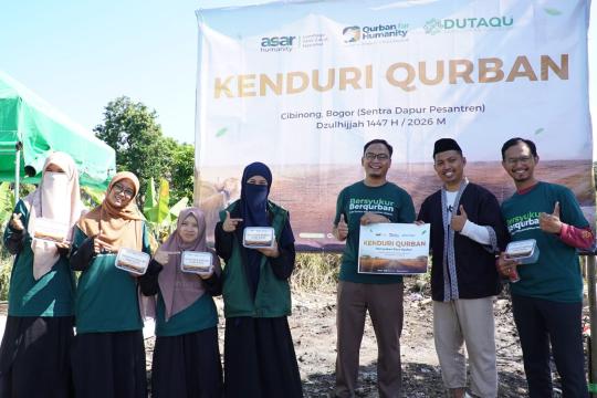 ASAR Humanity dan Duta Quran Gelar Kenduri Qurban untuk Guru Ngaji dan Santri Penghafal Al-Qur’an