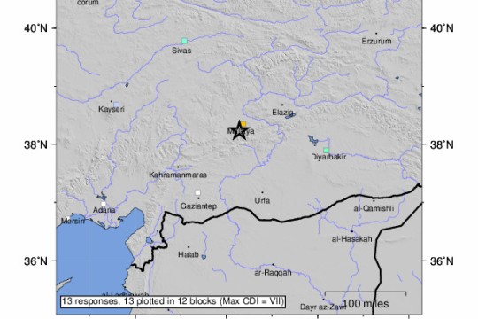 Gempa Kuat Magnitudo 5,6 Kembali Guncang Turki