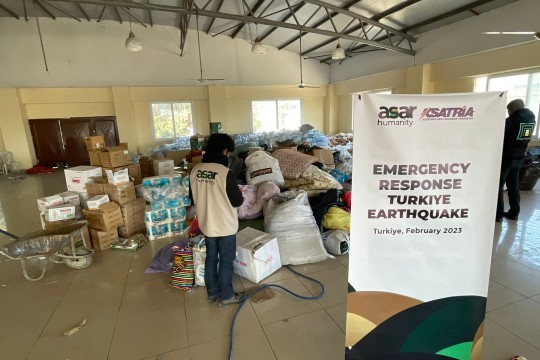 Gerak Cepat ASAR Humanity Terus Mendistribusikan Bantuan Kemanusiaan Di Turki